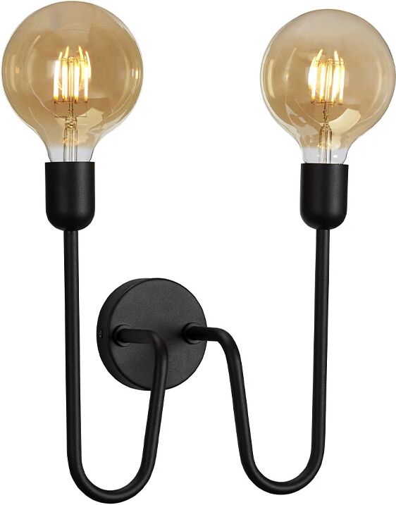 Belid Regal Duo XL Vegglampe Black - Belid  svart