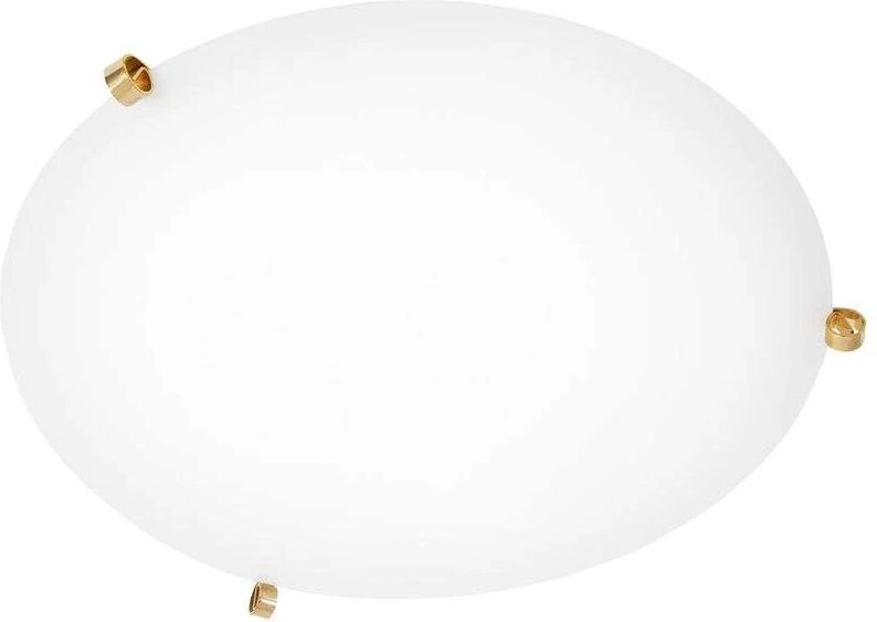 Konsthantverk Ögla Taklampe Ø45 Brass/White - Konsthantverk  messing hvit  450 mm