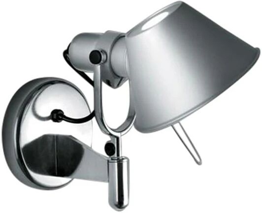 Artemide Tolomeo Faretto Vegglampe - Artemide  Alu  E27 Med Bryter