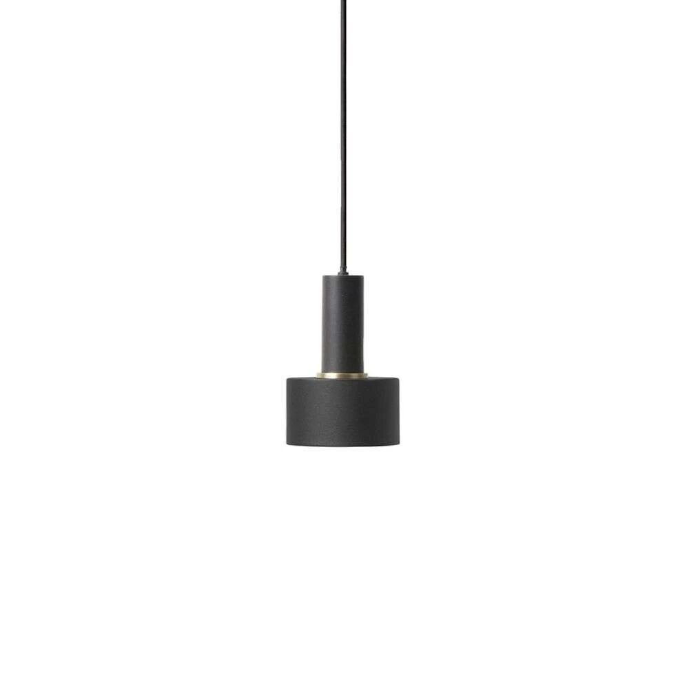 Ferm Living Collect Pendel Disc Low Black - Ferm Living  svart  120 mm