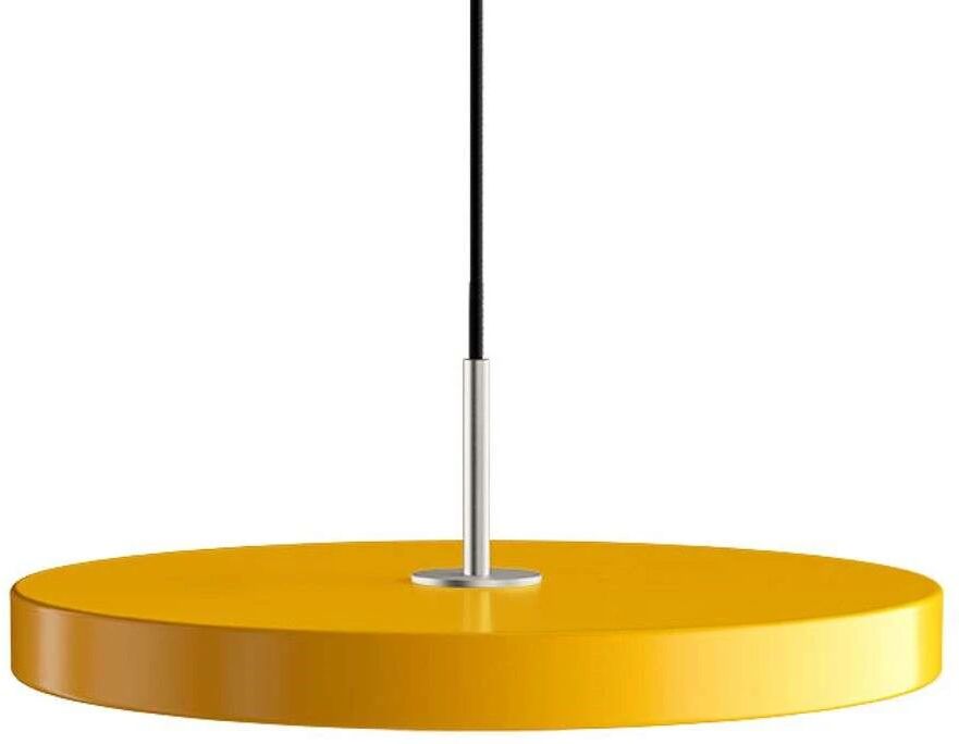 Umage Asteria Pendel Saffron Yellow/Steel Top - Umage    430 mm