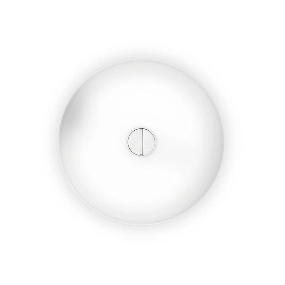 Flos Button Taklampe/Vegglampe - Flos  Hvit/Hvit eller Hvit/Blå  Hvit/Hvit