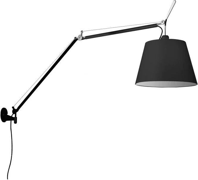 Artemide Tolomeo Mega Vegglampe Svart - Artemide  Svart  Ø 420mm Med dimmer