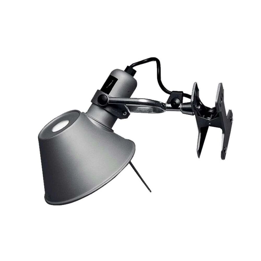 Artemide Tolomeo MICRO Pinza Vegglampe - Artemide  grå  E14