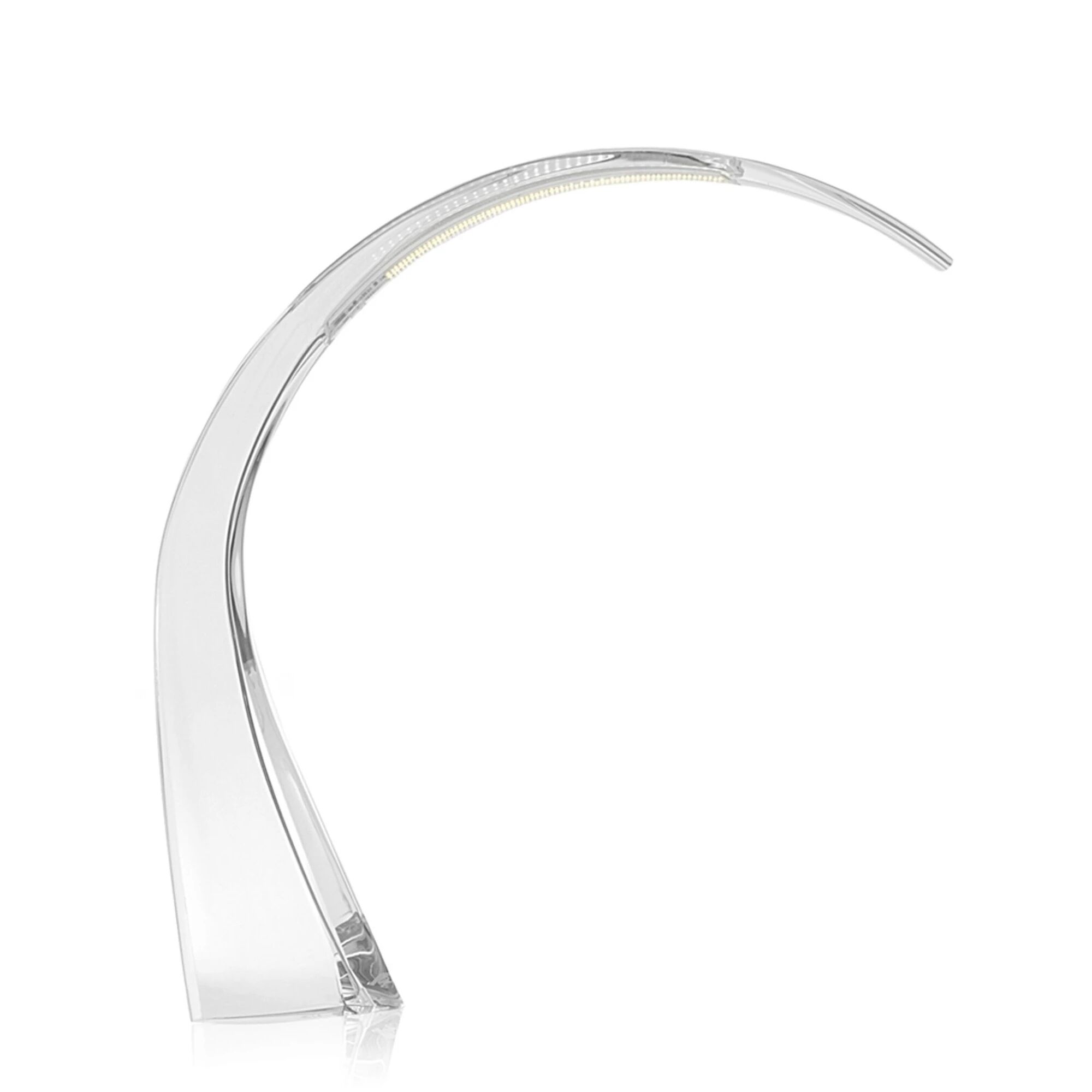 Kartell Taj LED Bordlampe Krystall - Kartell  Krystal (Gennemsigtig)  580 mm+150 mm