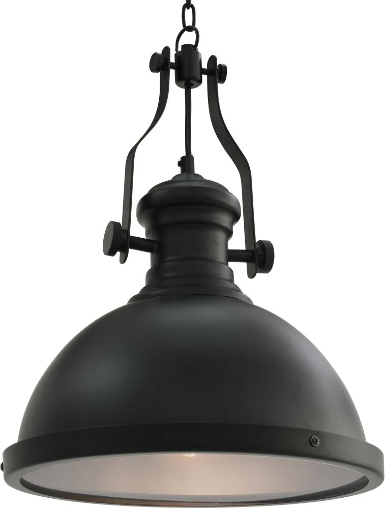 vidaXL Taklampe svart rund E27