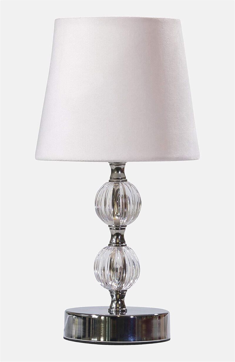 Bordlampe Karin metall/fløyel 30 cm