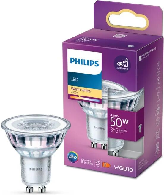 Philips LED-pære GU10 355 lm