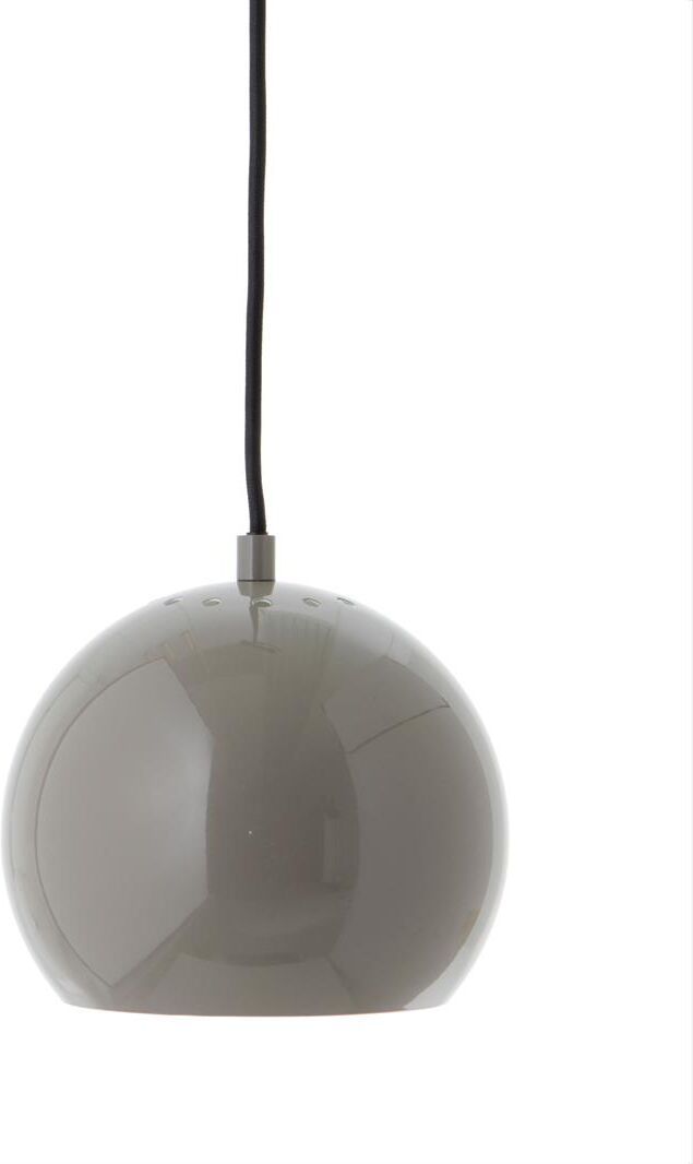 Ball Pendel Ø18cm Glossy Warm Grey