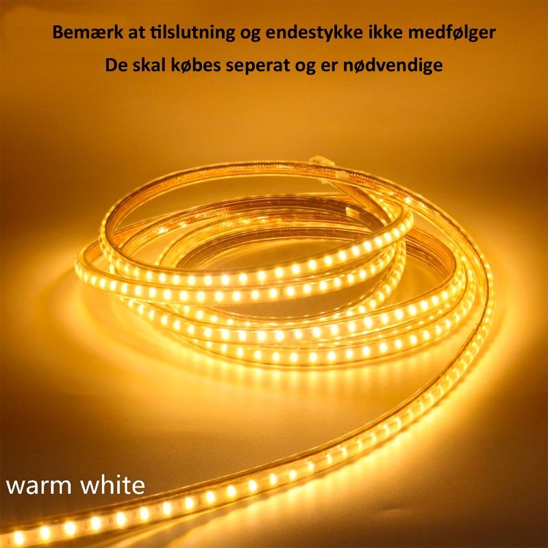 Meter 230v Led Strip 4,5w 2700k Ip67