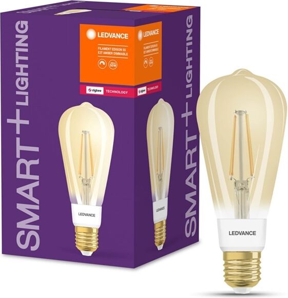 Smart+ Zigbee Filament Classic Edison 55 6w E27 Dæmpbar