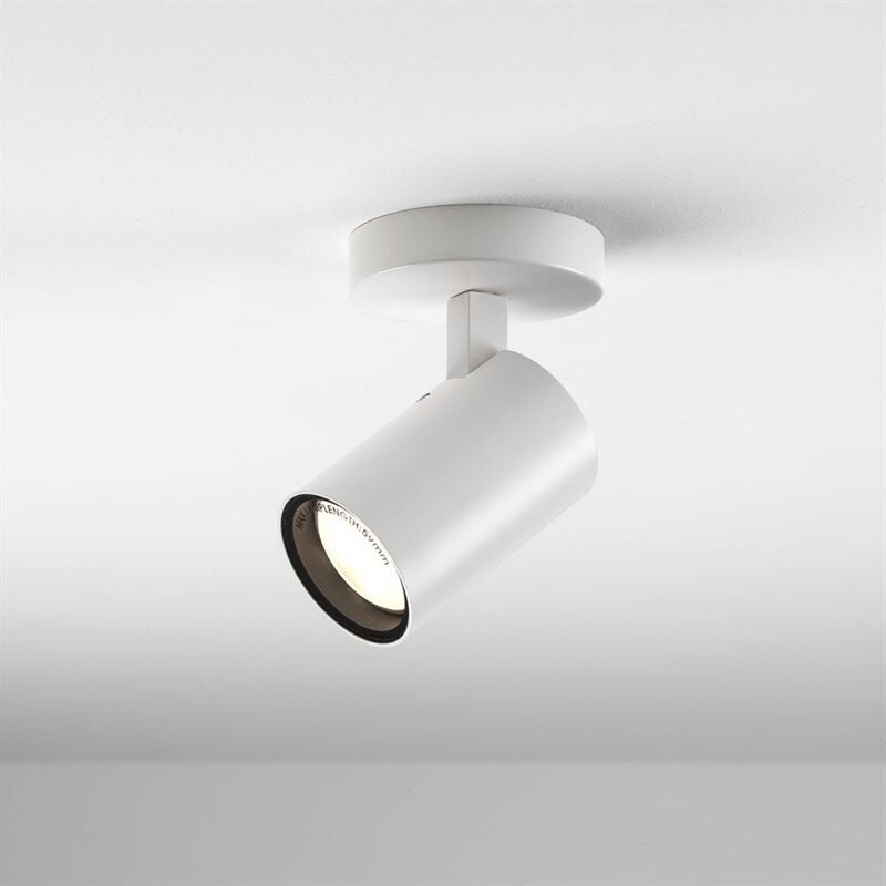 Astro Aqua Single Hvid Gu10 Led Påbygningsspot Ip44