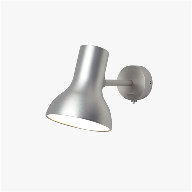 Anglepoise Type 75 Mini Wall Light Silver Lustre