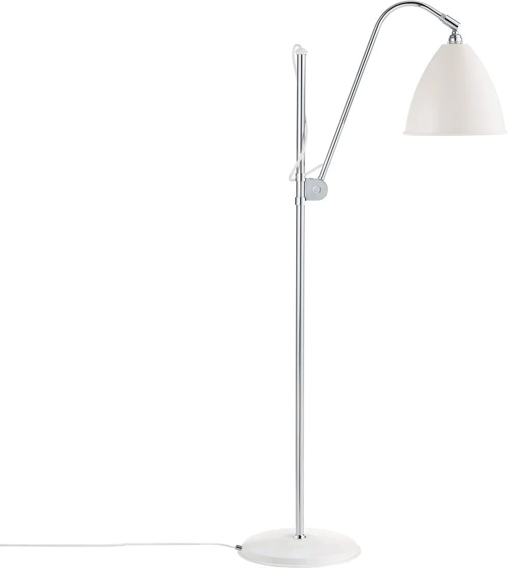 Gubi Bestlite BL3M gulvlampe Matt hvit-krom