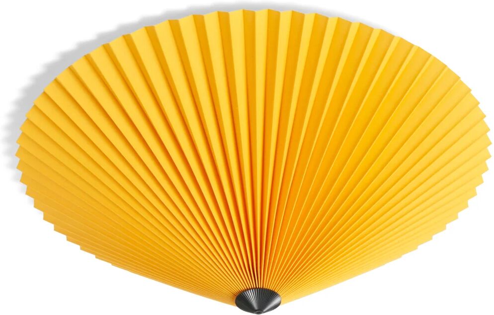 HAY Matin flush mount plafond Ø 50 cm Yellow shade