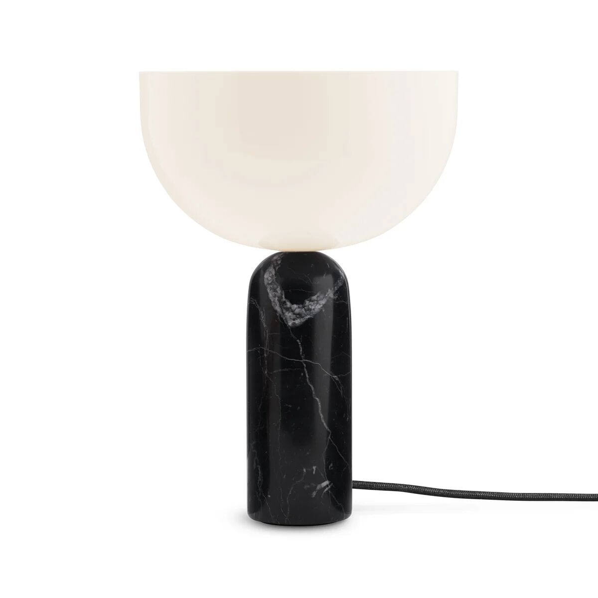 New Works Kizu bordlampe small Black marble