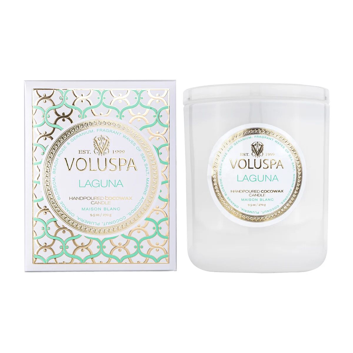 Voluspa Classic Maison Blanc duftlys 60 timer Laguna