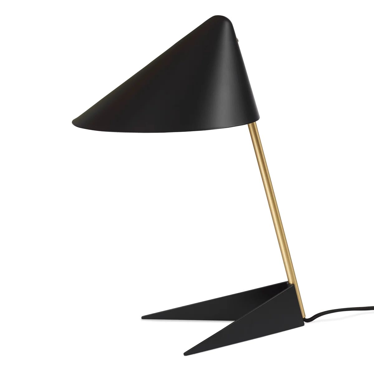 Warm Nordic Ambience bordlampe Black noir-brass