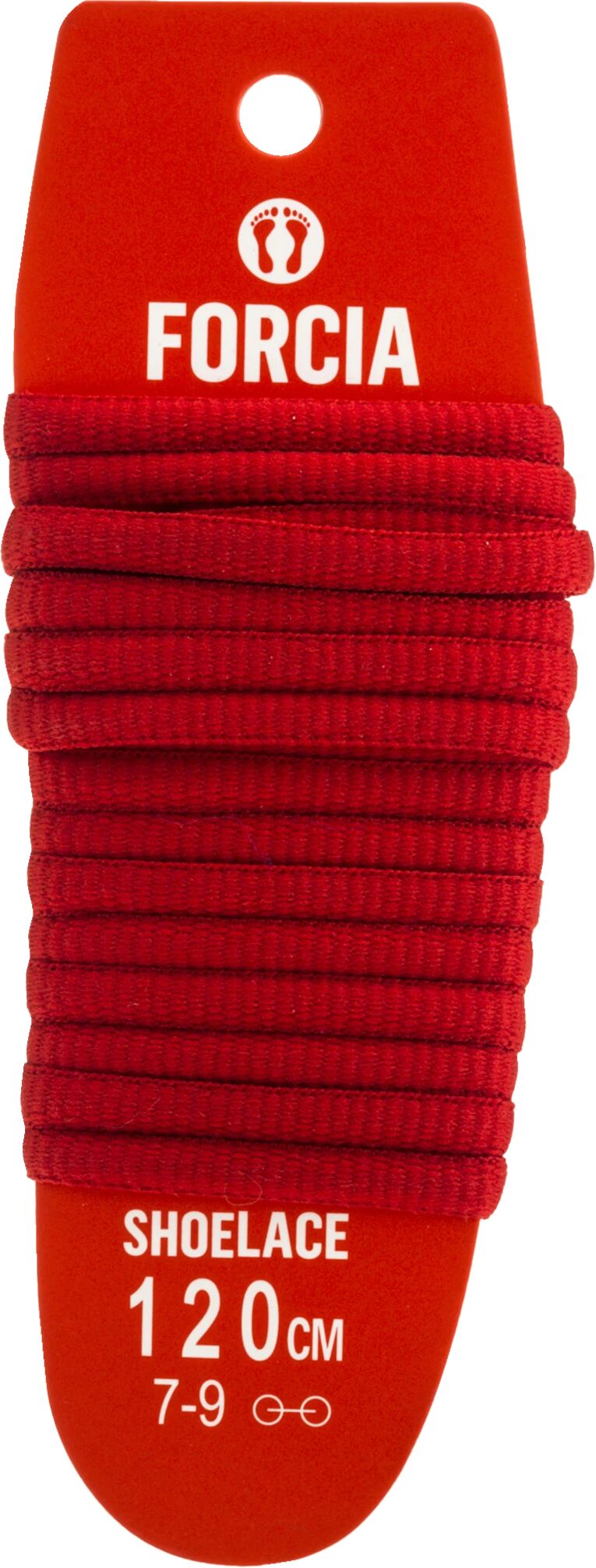 Forcia ShoeLace 120cm, skolisser 120cm RED