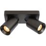 Lucide Nigel 09929/10/16 plafon lampa sufitowa spot 2x5W GU10 czarny