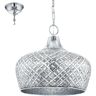 Lampa wisząca EGLO Saltash, 60 W, E27, chrom, 110x44,5x44,5 cm