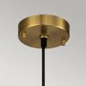 ELSTEAD Lampa wisząca Etoile 1-punktowa Ø 17,8 cm mosiądz antyczny