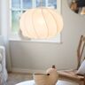 Lampa wisząca PR Home Olivia, klosz tekstylny, biały, Ø 50 cm