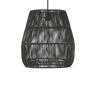 PR Home Saigon lampa wisząca czarna Ø 38 cm