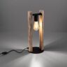 JUST LIGHT. Lampa stołowa Log wykonana z drewna