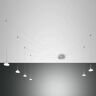 Fabas Luce Lampa wisząca LED Isabella, 6-punktowa, aluminium