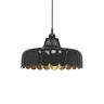 Lampa wisząca PR Home Wells, czarny/złoty, Ø 43 cm, metal