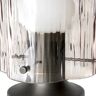 Lampa stołowa Gubi Seine, antyczny mosiądz, przydymione szare szkło