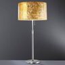 Hufnagel Loop - lampa stołowa z płatkowym złotem