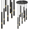 Eko-Light Lampa Wisząca Monza Black / Gold 7xg9 8w