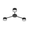 Lampa Sufitowa Czarna Avia Czarna 3-Pkt. Tk Lighting 4689