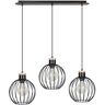 EMIBIG Skandynawska Lampa Sufitowa Czarne Klosze 3x60w 754/3 Barbado 3