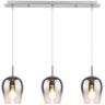 Rabalux 5253 Petunia Lampa Wisząca Ip20 Chrom E27 3x Max 15