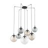 TK Lighting Lampa Wisząca Salonowa Pająk 7x15w Mix Kolorów Esme 4863