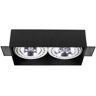 Lampa Bezramowa Czarna Spot Sufitowa 2xgu10 Mod Plus Ii Nowodvorski 9403