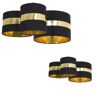 Eko-Light Lampa Sufitowa Palmira Black / Gold 3xe27