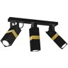 Eko-Light Lampa Sufitowa Vidar Black/gold 3xgu10