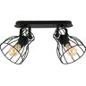 TK Lighting Alano Black Lampa Sufitowa 2 Pł