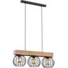 Alfa Industrialna Lampa 3-Punktowa Arizan Slim 28173 Drewno I Czerń