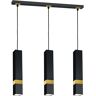 Eko-Light Lampa Wisząca Vidar Black/gold 3xgu10