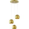 TK Lighting Lampa wisząca YODA GOLD ORBIT 3448