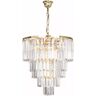 Zuma Line Lampa wisząca AMEDEO 17106/6+3+1-GD+CL