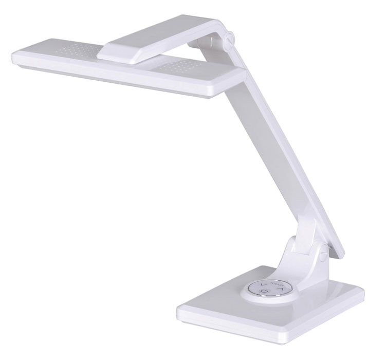 Lumes Biała dotykowa lampka do biurka LED - S263-Frino