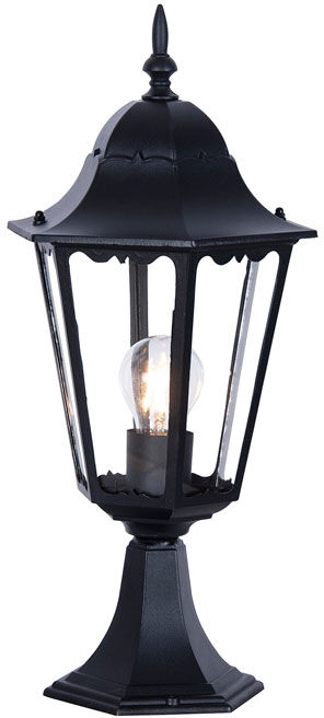 Lumes Czarna niska lampa ogrodowa stojąca - S352-Tirma