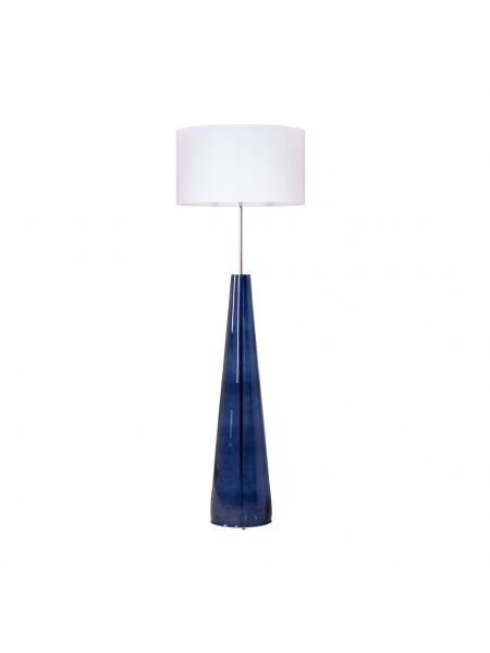 4 Concepts Lampa podłogowa BERLIN L233310302 Transparentny, Niebieski, Biały