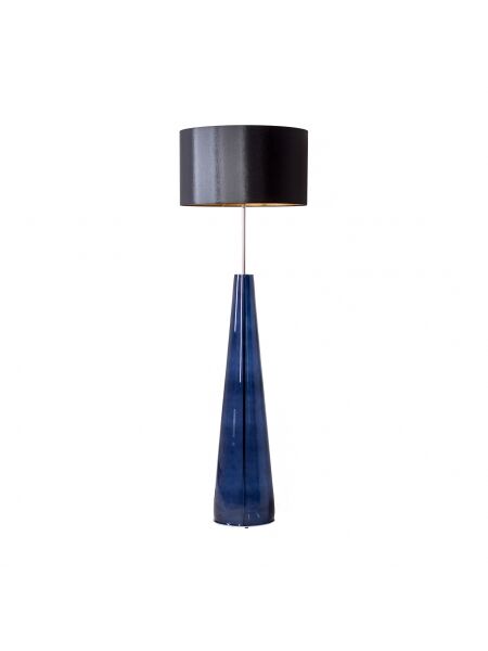 4 Concepts Lampa podłogowa BERLIN L232310308 Niebieski, Transparentny, Czarny